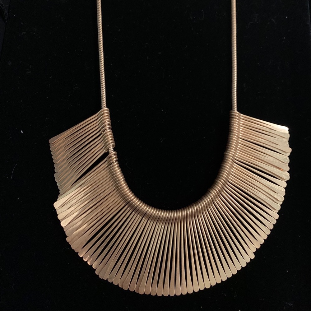 Stella & Dot Gold Essential Fringe Necklace
